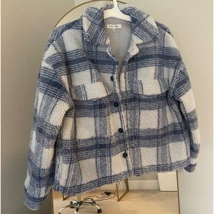 Vici X Amber plaid Shacket
